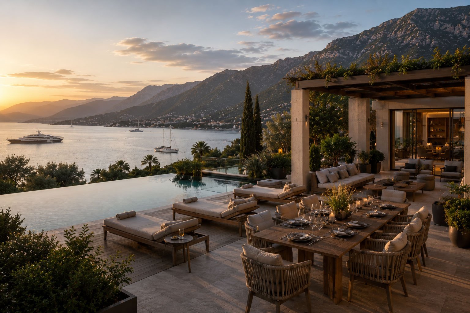 Private coastal residence in Montenegro