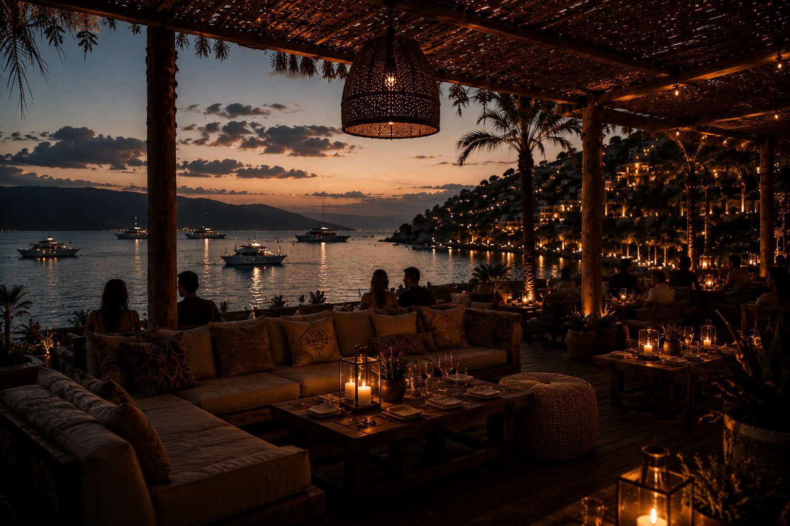 Creative dinner gathering at Scorpios